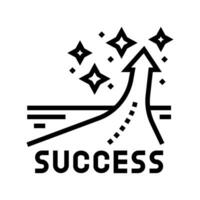 success road motivation line icon vector illustration