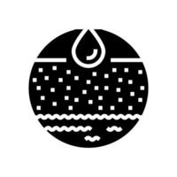 aquifer analysis hydrogeologist glyph icon vector illustration