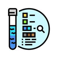 borehole logging hydrogeologist color icon vector illustration