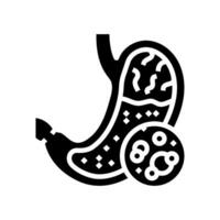 digestive enzymes gastroenterologist glyph icon vector illustration