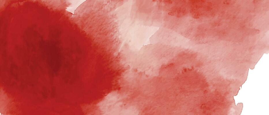 Red watercolor stain background