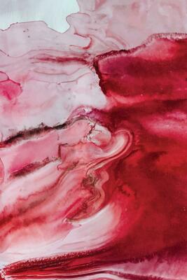Red watercolor stain background