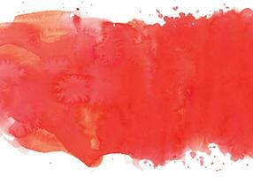 Red watercolor stain background vector