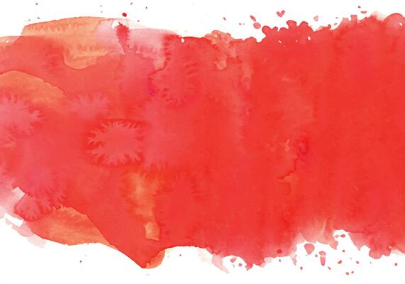 Red watercolor stain background
