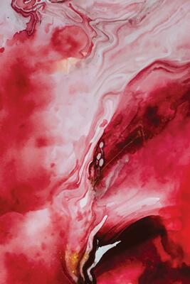 Red watercolor stain background
