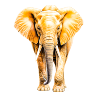 Tier Elefant Nord Giraffe generativ ai png