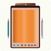 Digital Writing Pad, writing tap, Creative Pen Display, Drawing Tablet, vector image