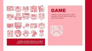 game development software landing header vector