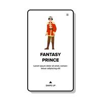 crown fantasy prince vector