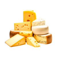 salame manchego piadina fondue queijo generativo ai png