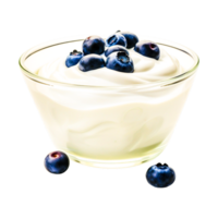 suero de la leche griego yogur alimento, Leche generativo ai png