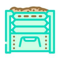 composting green living color icon vector illustration