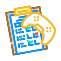 testing game development color icon vector illustration