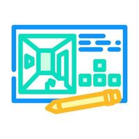 concept design game development color icon vector illustration