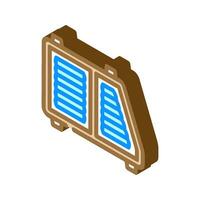 air filter car mechanic isometric icon vector illustration