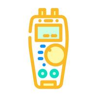 troubleshooting devices electronics color icon vector illustration