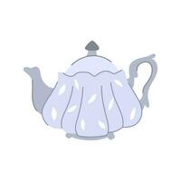 drink vintage teapot cartoon vector illustration