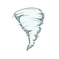 funnel tornado cartoon vector illustration