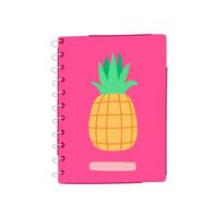 cuaderno cuaderno dibujos animados vector ilustración