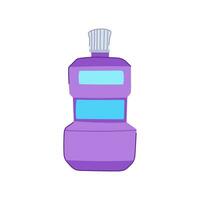 care mouthwash cartoon vector illustration