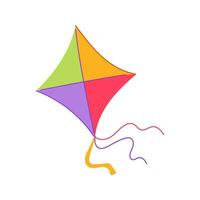 toy kite cartoon vector illustration