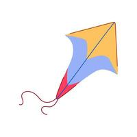 air kite cartoon vector illustration