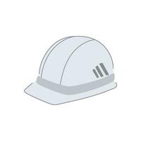 construction helmet builder cartoon vector illustration
