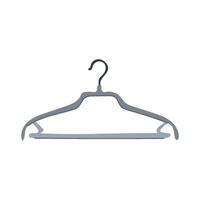 wardrobe hanger clothes cartoon vector illustration