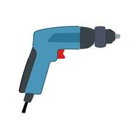 repair drill cartoon vector illustration