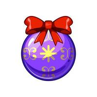 xmas christmas ball cartoon vector illustration