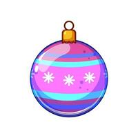 season christmas ball cartoon vector illustration