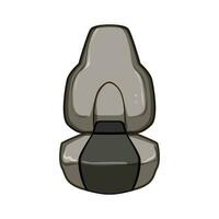 wood boat seats cartoon vector illustration