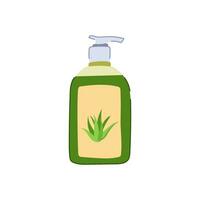 fresh aloe vera cosmetic cartoon vector illustration