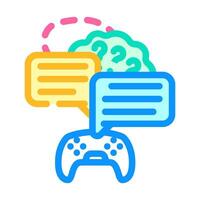 community game development color icon vector illustration