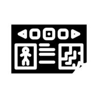 prototyping game development glyph icon vector illustration