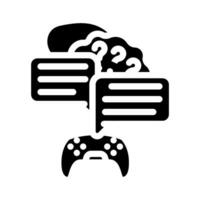 community game development glyph icon vector illustration