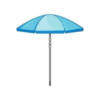 travel beach umbrella cartoon vector illustration