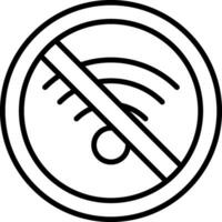 No Wifi Vector Icon