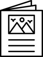 Brochure Vector Icon