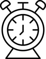 Desk Clock Vector Icon