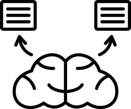 natural idioma Procesando vector icono