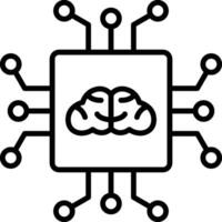 Artificial Intelligence Vector Icon