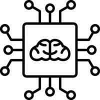 Artificial Intelligence Vector Icon