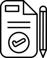 Pen And Paper Vector Icon