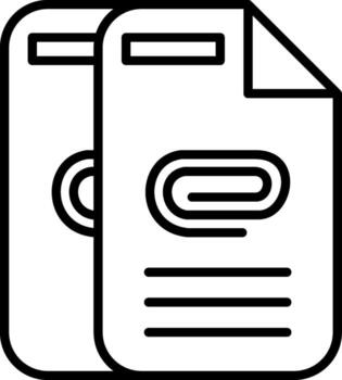 icono de vector de documento