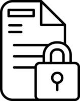 Secure Folder Vector Icon