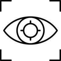 Eye Tracking Vector Icon