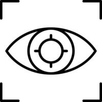 Eye Tracking Vector Icon