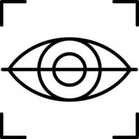 Eye Scan Vector Icon