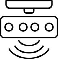 Motion Sensor Vector Icon